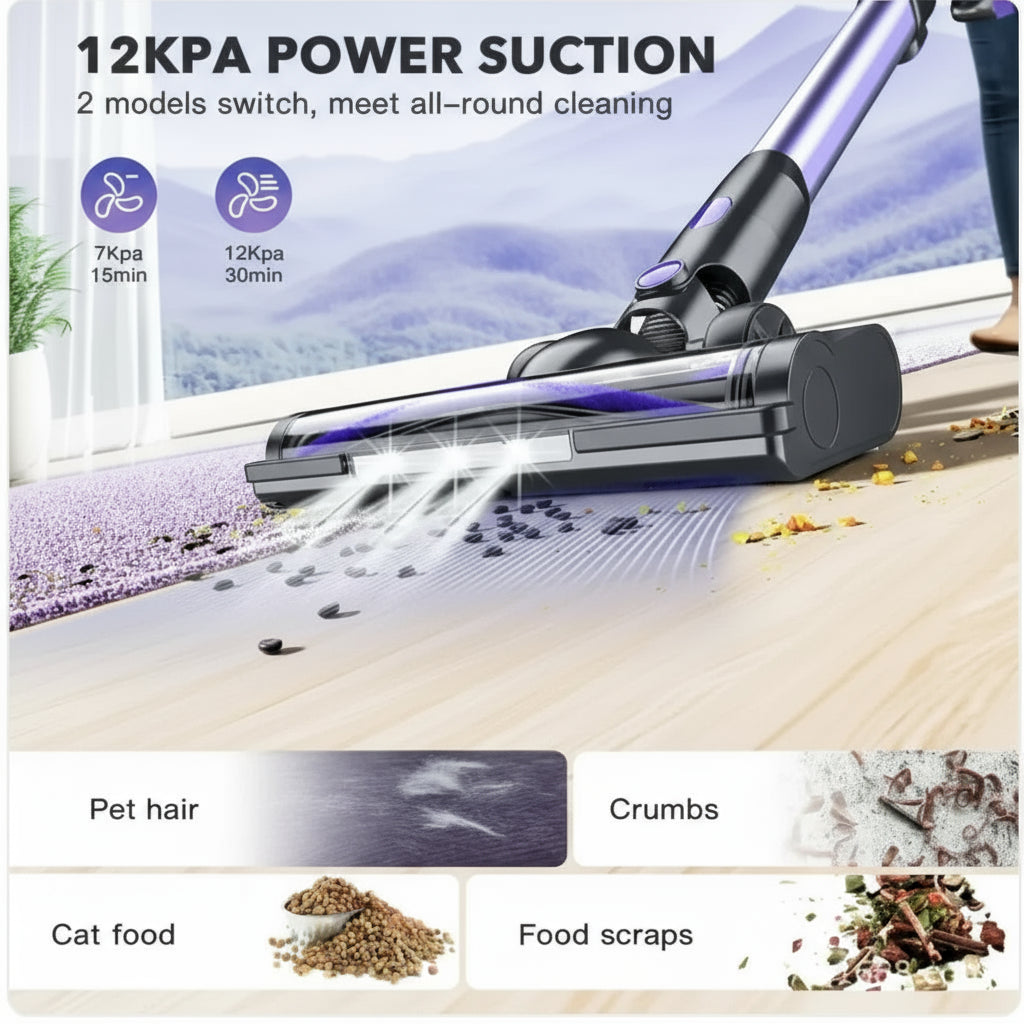 Portable Telescopic Vacuum Cleaner for Household Cleaning
