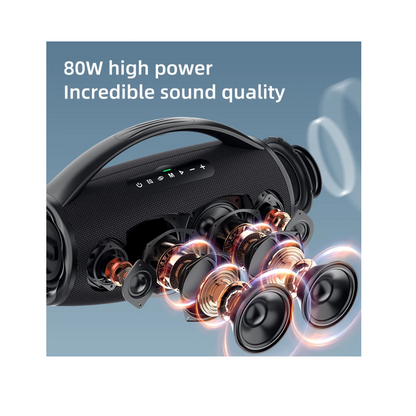 S97 Bluetooth Speaker | 80W Power, RGB Lights, Portable Design