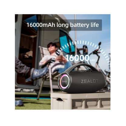 S97 Bluetooth Speaker | 80W Power, RGB Lights, Portable Design