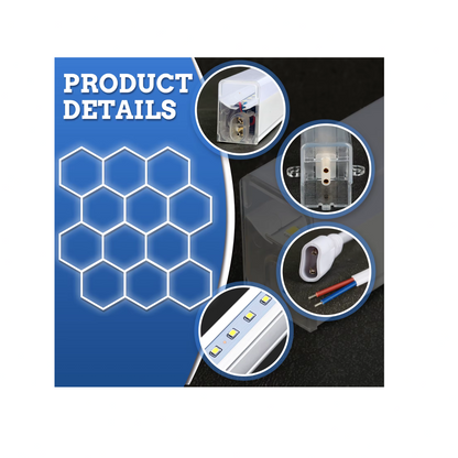 Ultra-Bright 12-Grid LED Garage Light – 294W, 6500K