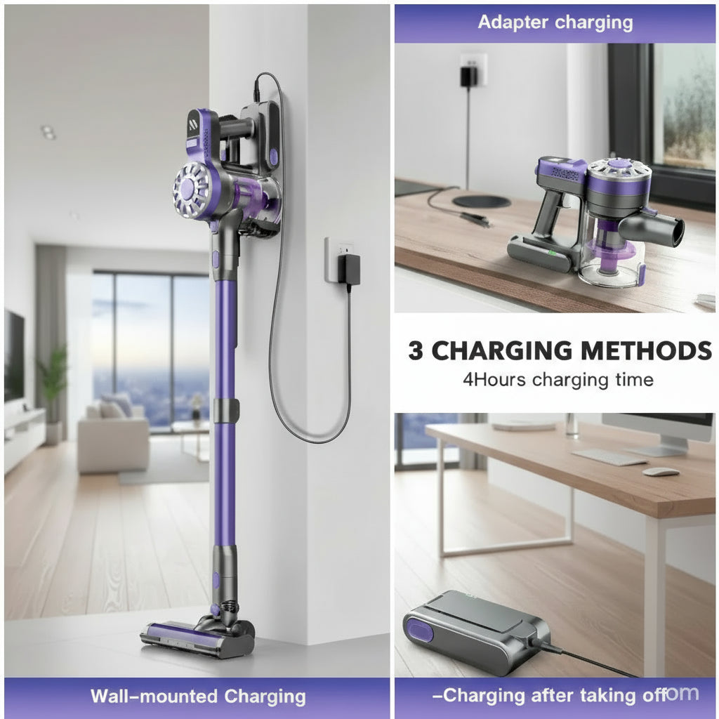 Portable Telescopic Vacuum Cleaner for Household Cleaning